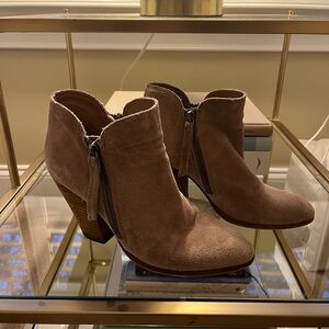 Dolce Vita Suede Ankle Boots - Brown